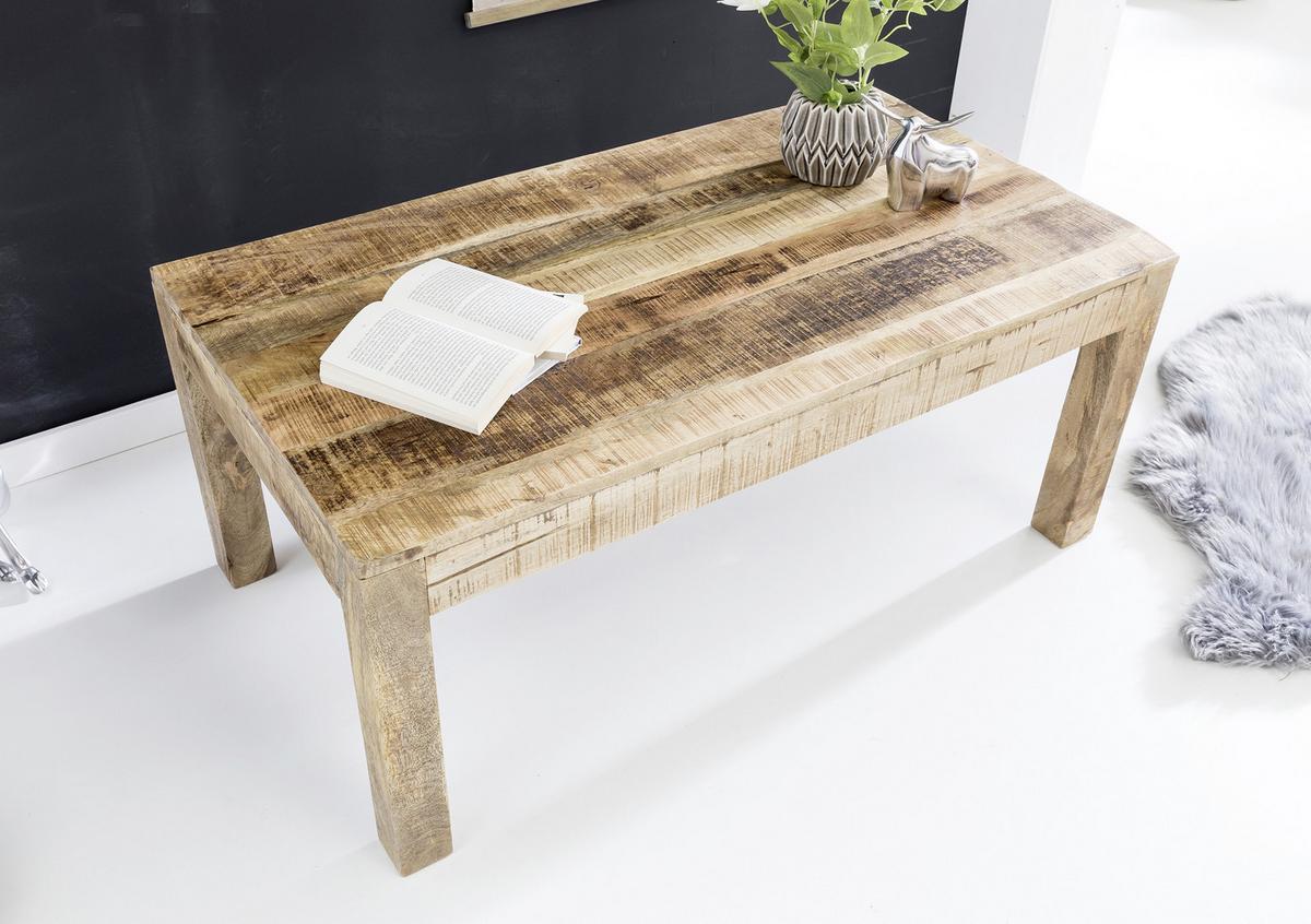 Couchtisch Rustica in Braun Mangoholz - Braun, Design, Holz (110/60/47cm) - MID.YOU