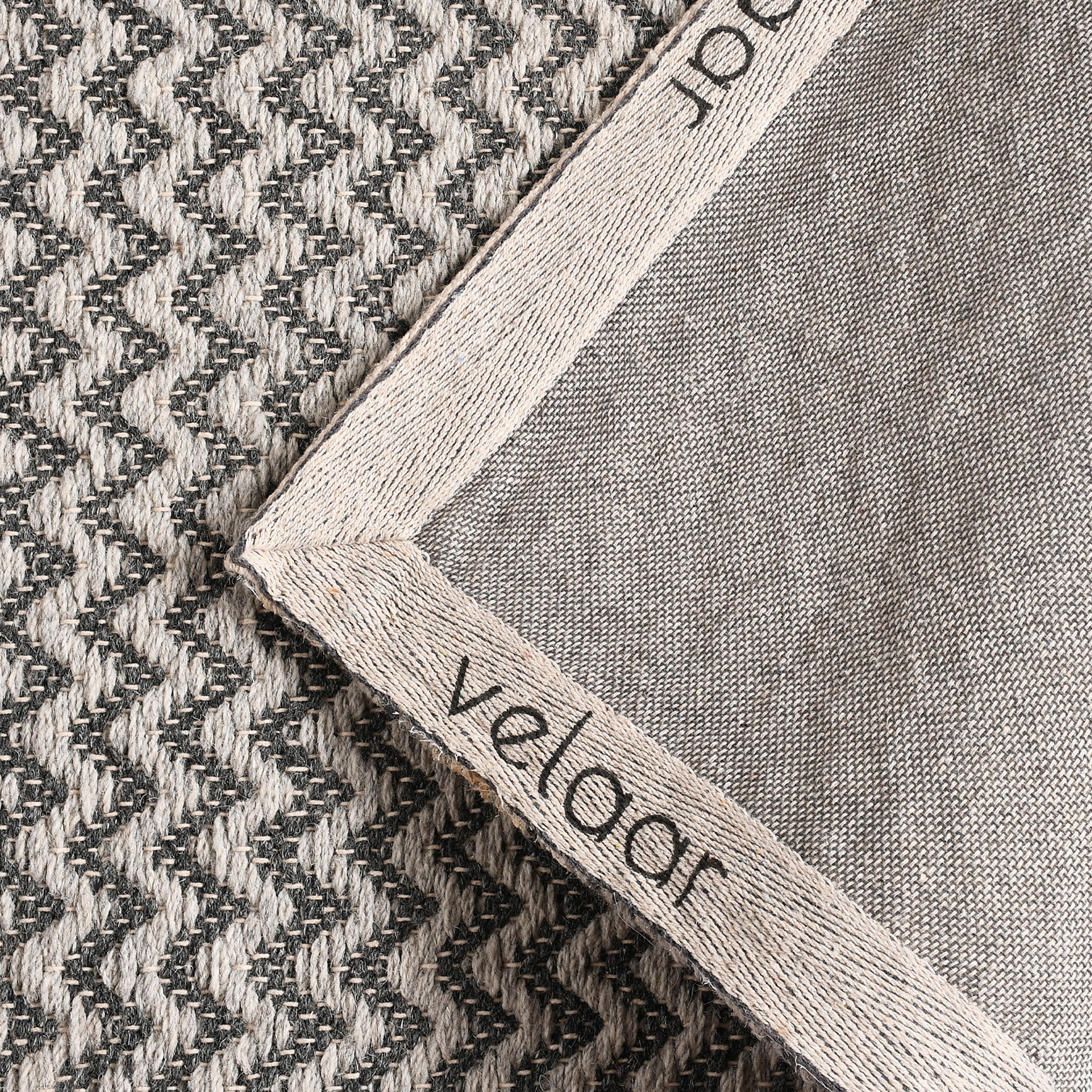 Wollteppich Shelley Schwarz ca. 190x290cm - Schwarz, Basics, Textil (190/290cm)