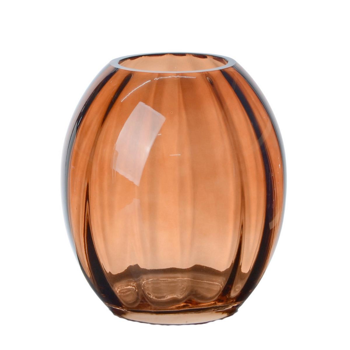 Üvegváza Md35050-1a - barna, Üveg (20,5/18/10cm)