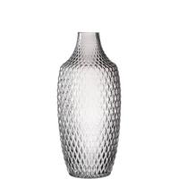 Vase Grau - Grau, Basics, Glas (12,5/30/12,5cm) - Leonardo