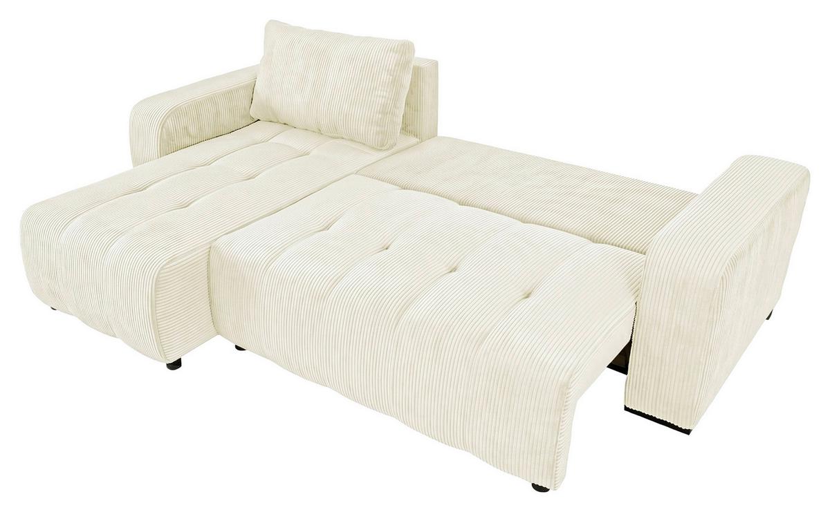 Ugaona Garnitura Marseille - bež/crna, Trendi, drvo/metal (155/240cm)