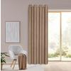 ÖSENVORHANG VELOURS - Hellbraun, KONVENTIONELL, Textil (140/245cm) - Mömax