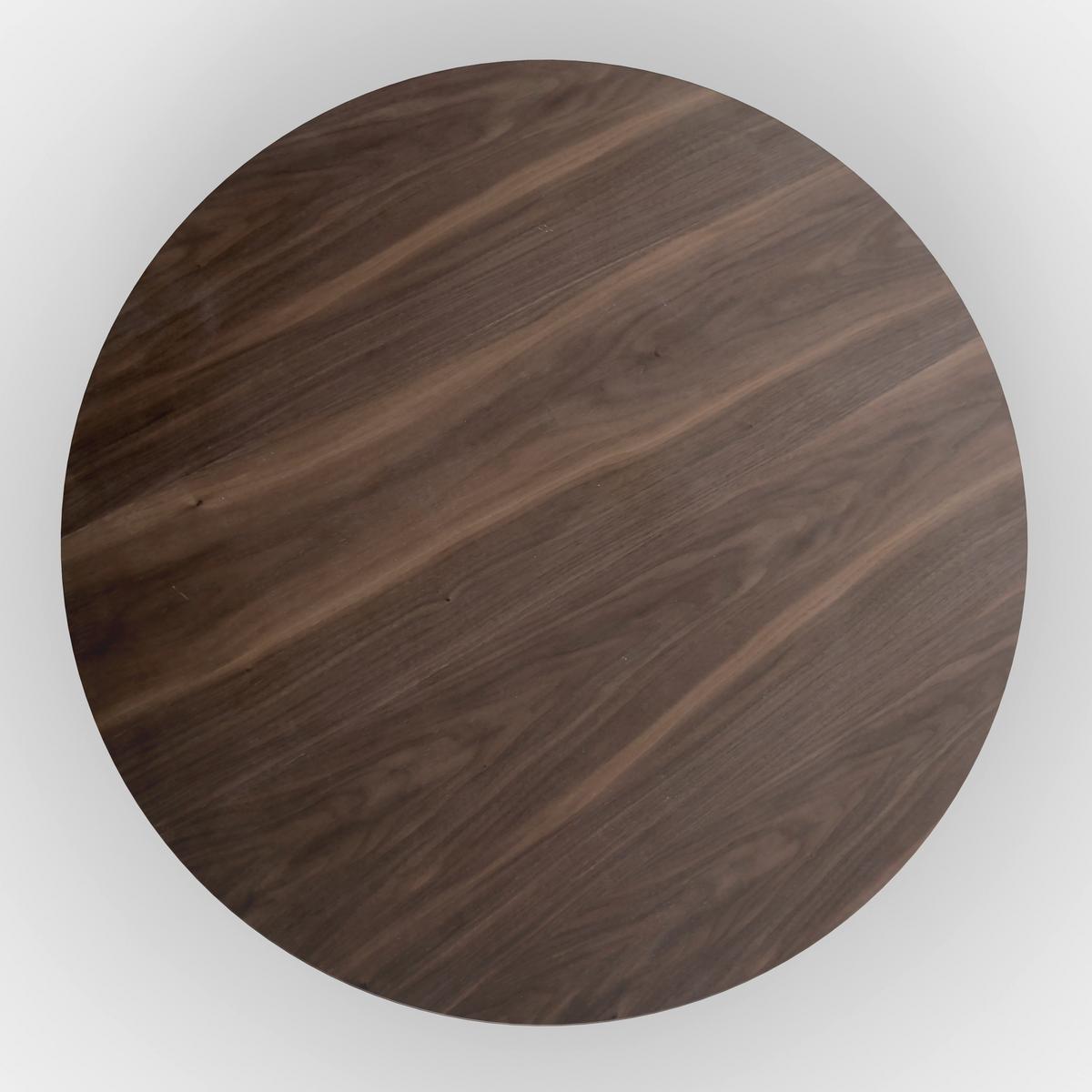 Couchtisch Celina Walnussfarben MDF rund - Walnussfarben, MODERN, Holz/Holzwerkstoff (80/39/80cm) - Bessagi Home