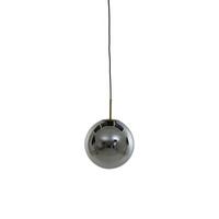LAMPA WISZĄCA 2958765 MEDINA - kolor brązu/czarny, Lifestyle, szkło (30/30/30cm) - Light & Living
