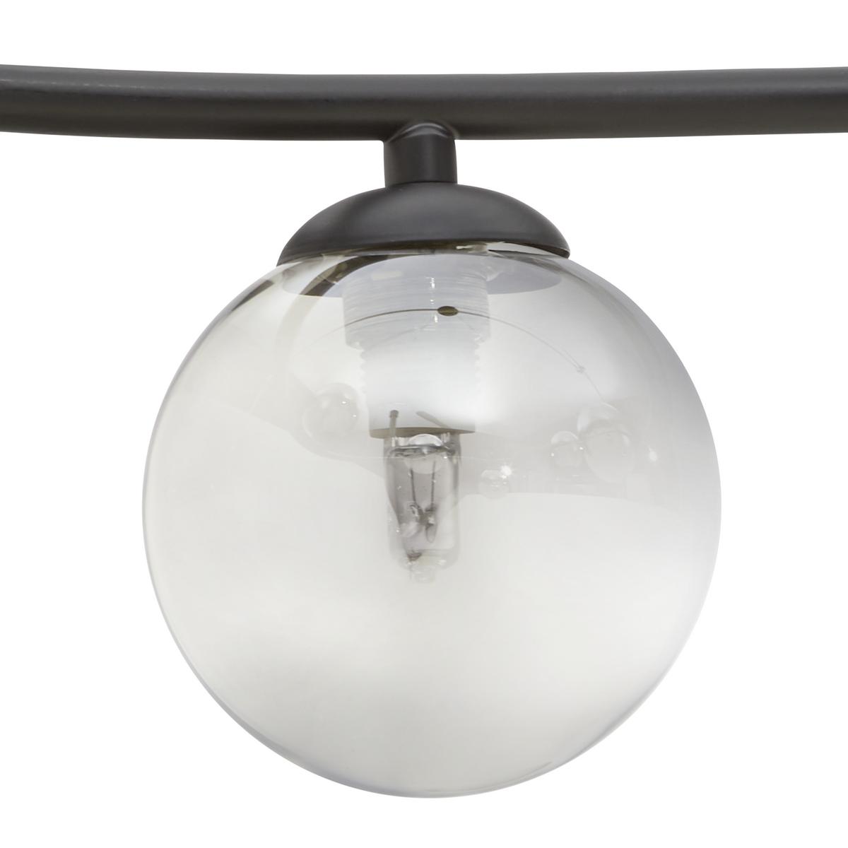 LAMPA SUFITOWA NERON - szary, Modern, metal/szkło (58/58/115cm) - Bessagi Home