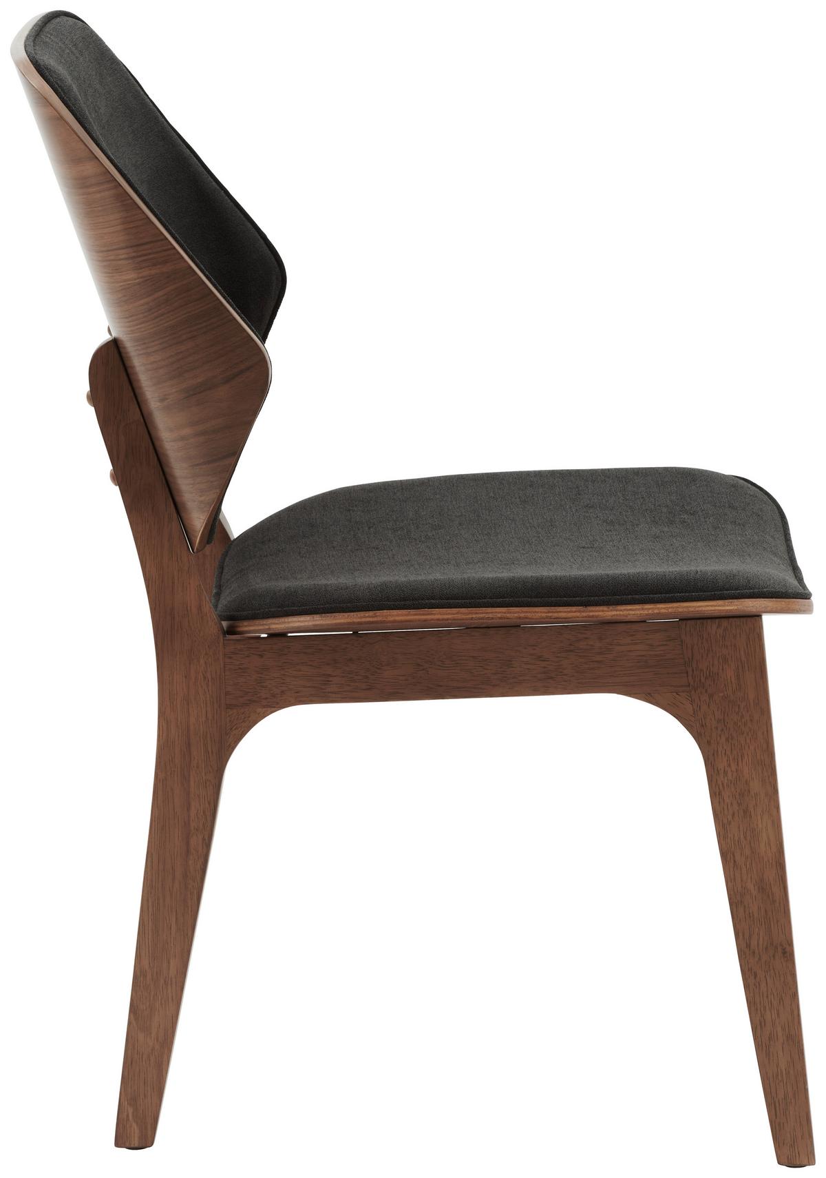 KRZESŁO HUGO - kolor orzecha włoskiego, Lifestyle, drewno (47/86,5/62,5cm) - Livetastic