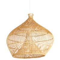 Leuchtenschirm Havanna Naturfarben - Naturfarben, LIFESTYLE, Holz (50/50cm) - Zandiara