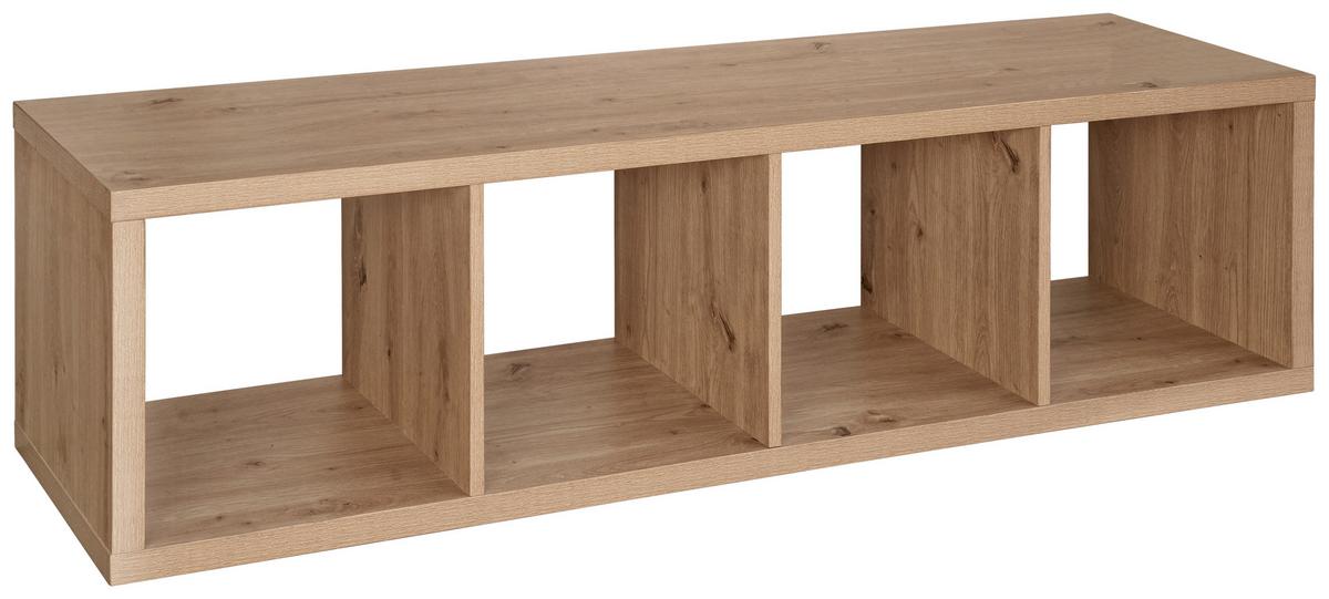 Polica Style Flex - hrast artisan, Konvencionalno, pločasti materijal (142/39,3/39cm) - Modern Living