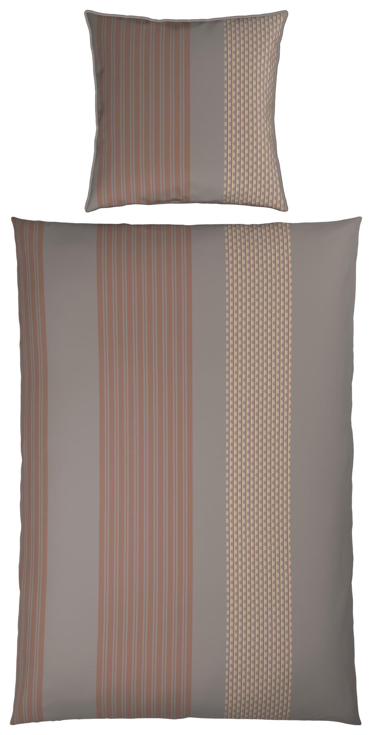 POŚCIEL PATTERN MIX - szary, tkanina (135/200cm) - Dieter Knoll