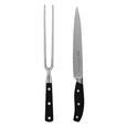 Tranchierset Rösle 2-tlg. - Silberfarben/Schwarz, MODERN, Kunststoff/Metall (35,8/11,3/2,7cm) - Rösle Tranchierset Rösle 2-tlg. - Silberfarben/Schwarz, MODERN, Kunststoff/Metall (35,8/11,3/2,7cm) - Rösle