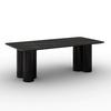 ESSTISCH KIANO - Schwarz, MODERN, Holz/Keramik (220/105/76cm) - Bessagi Home