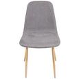 Scaun Svenja - culoare lemn stejar/gri, Modern, metal/textil (45,5/86,5/53cm) Scaun Svenja - culoare lemn stejar/gri, Modern, metal/textil (45,5/86,5/53cm)