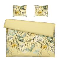 Bettwäscheset Florentina Xxl - Gelb, Konventionell, Textil (200/210cm) - Modern Living