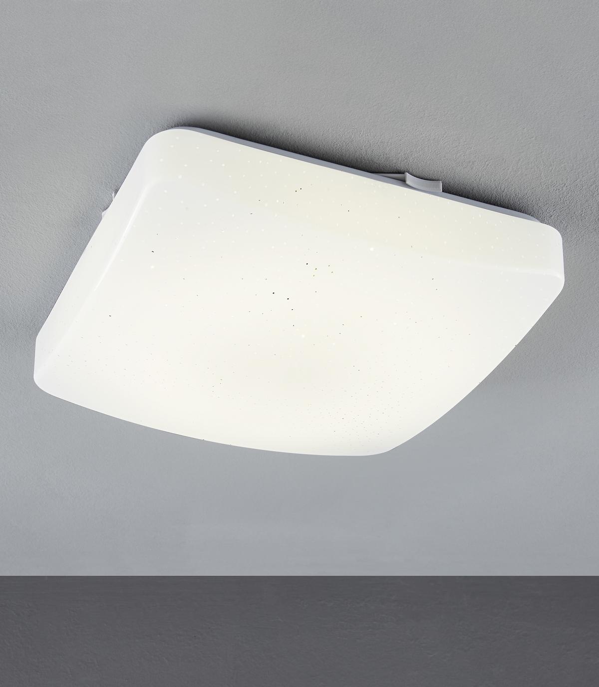 LAMPA SUFITOWA LED STELLA *SBB* - biały, Basics, tworzywo sztuczne/metal (27/27/6cm) - Boxxx