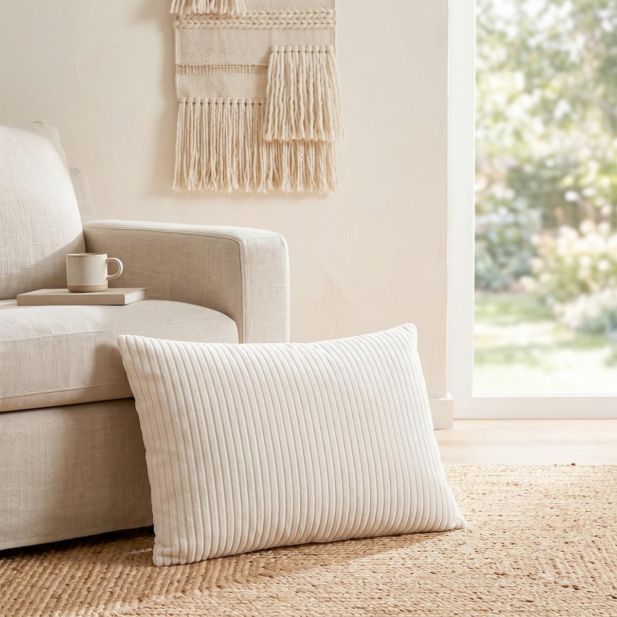 Díszpárna Pablo 40/60 - natúr színű, Modern, textil (40/60cm) - Premium Living