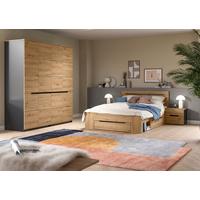 Schlafzimmer CANU 4-teilig Grau, Eiche Artisan - Eiche Artisan/Grau, MODERN, Holzwerkstoff - MID.YOU