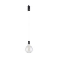 Aussenhängeleuchte 900208_vignanello - Transparent/Schwarz, Basics, Kunststoff (12,5/19,5cm) - Eglo