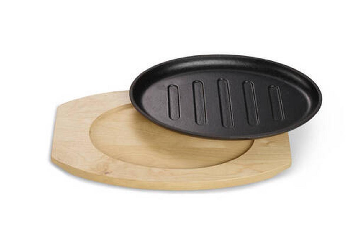 Tálalóserpenyő Ew-Ge-1347 - barna/fekete, Basics, fa/fém (28/2/18cm) - Echtwerk