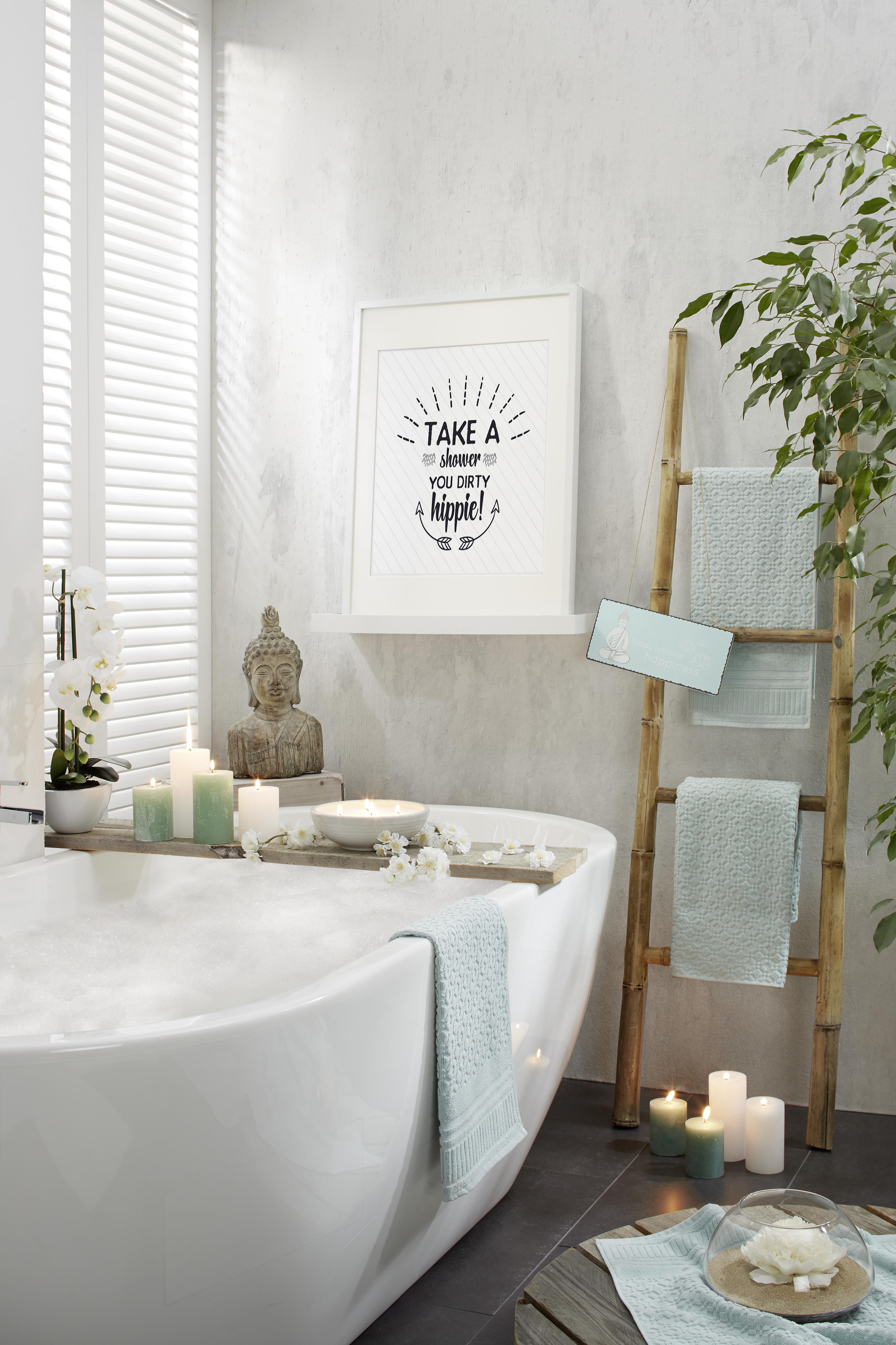 Duschtuch Carina Jade-Grün - Grün, Romantik / Landhaus, Textil (70/140cm) - Modern Living