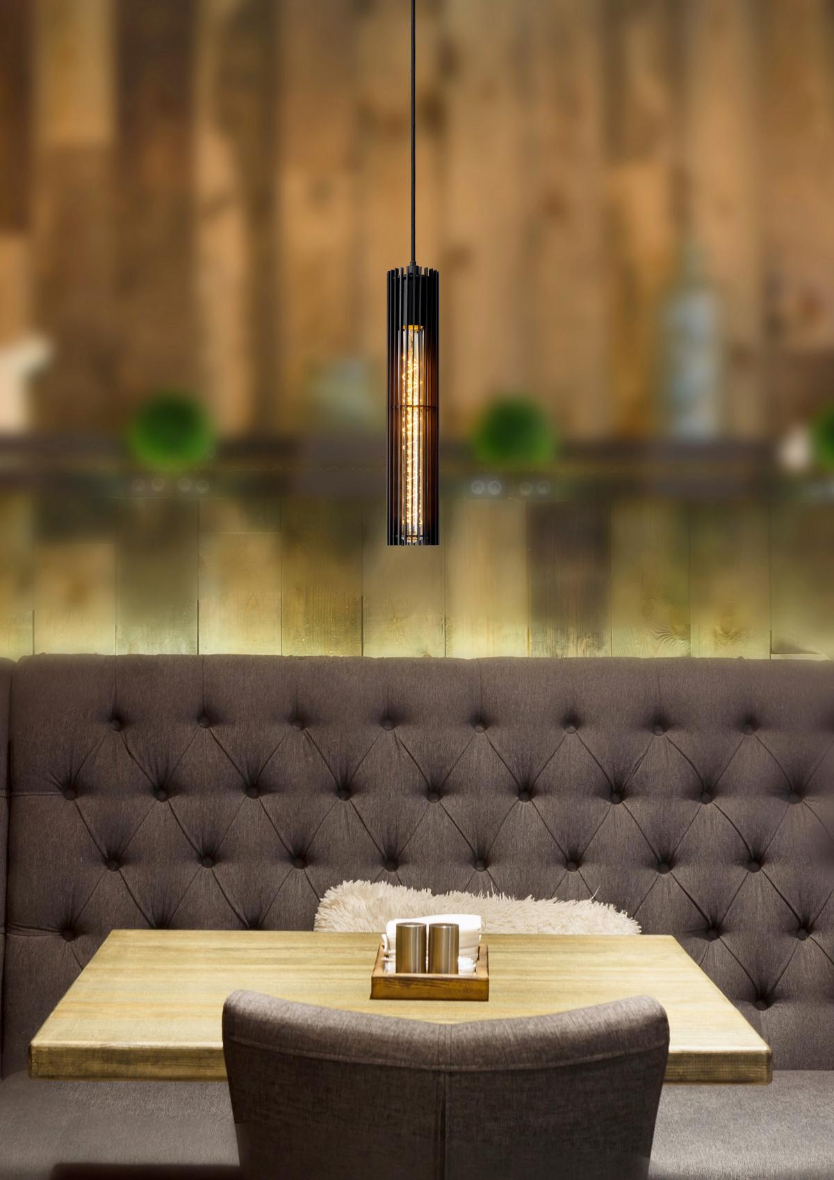 LAMPA WISZĄCA 73406/01/30 LIONEL - czarny, Trend, metal (6.5/11/180cm) - Lucide
