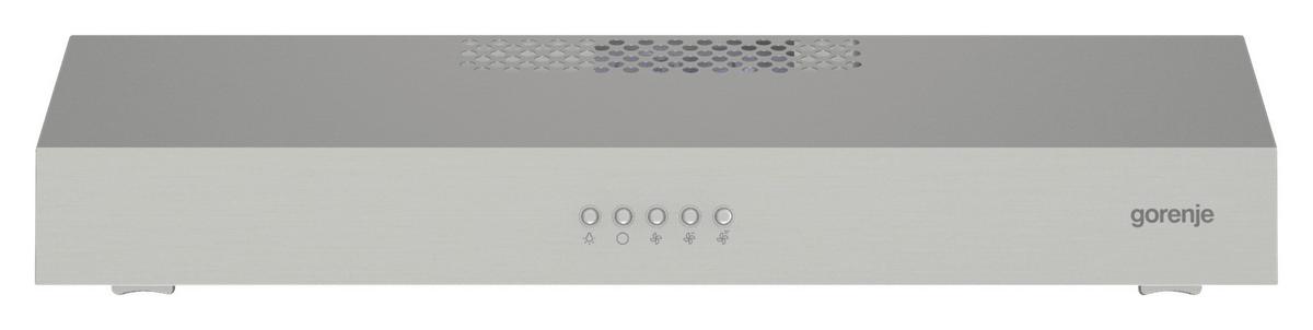 OKAP KUCHENNY WHU 629 ES/S - kolor stalowy, Basics, tworzywo sztuczne/metal (59,6/12,5/46,8cm) - Gorenje