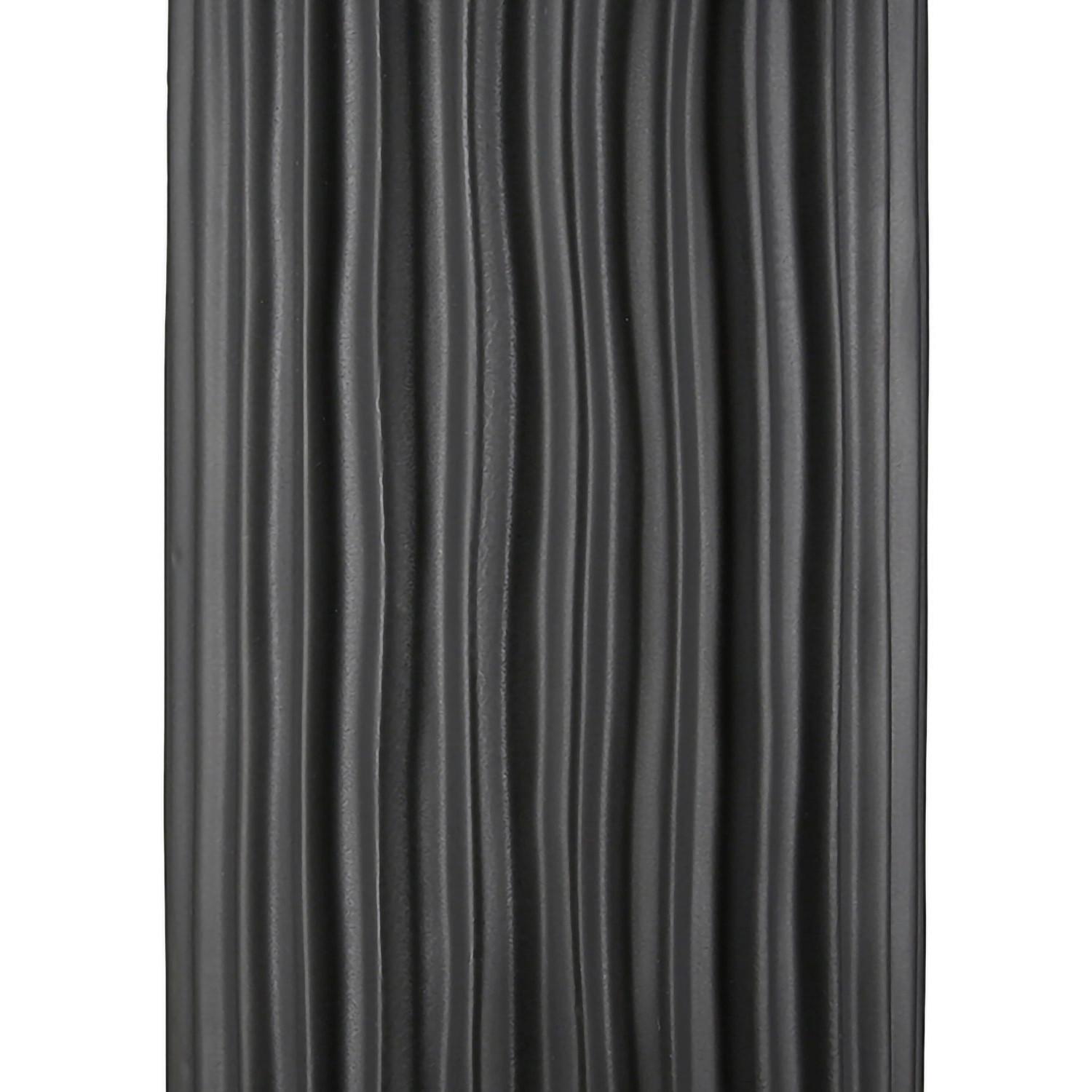 Vase Fjord Schwarz - Schwarz, Basics, Keramik (16/46/16cm)