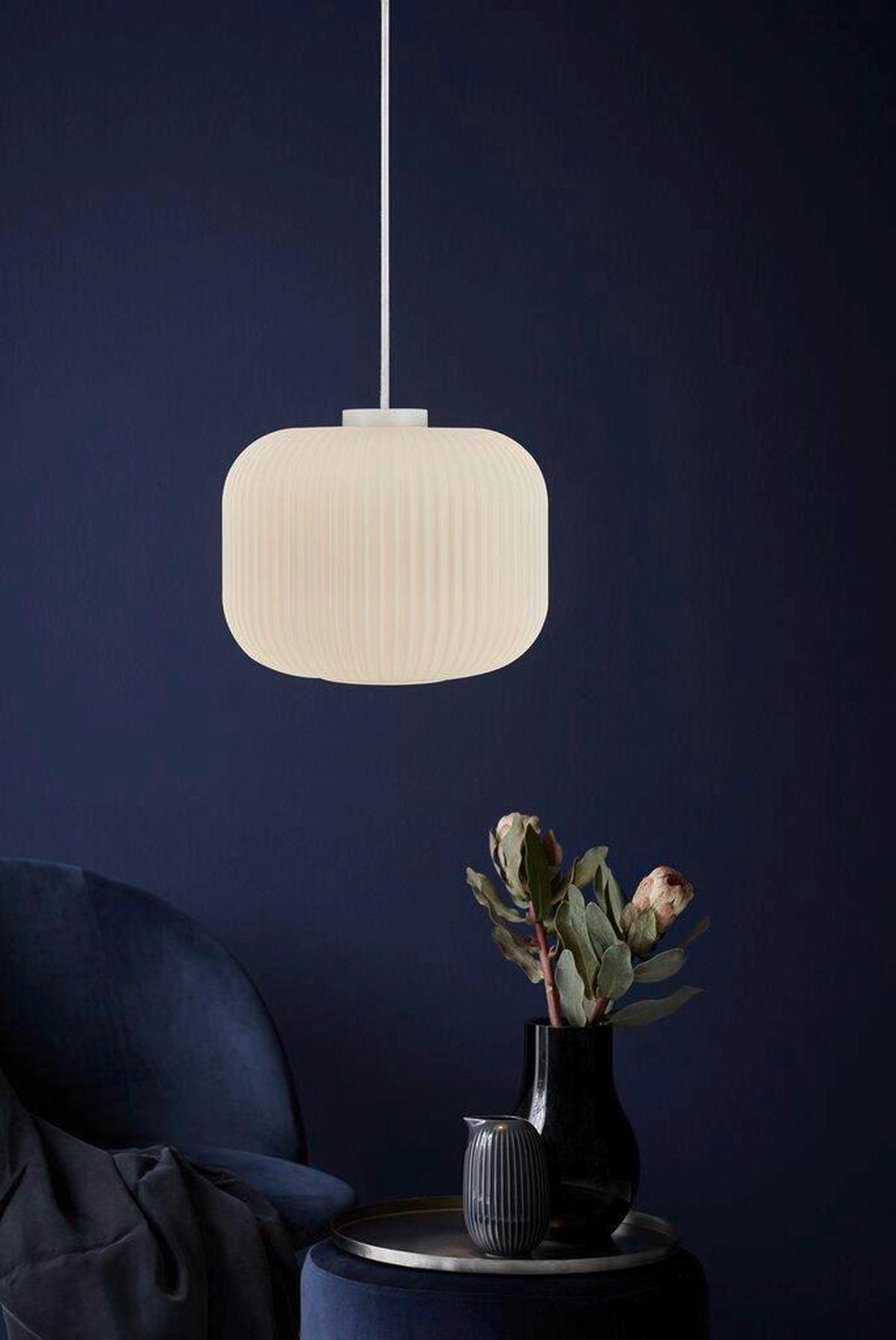 LAMPA WISZĄCA MILFORD PELA 30 / JAPANDI - biały, Design, szkło (30/23,5cm) - Nordlux