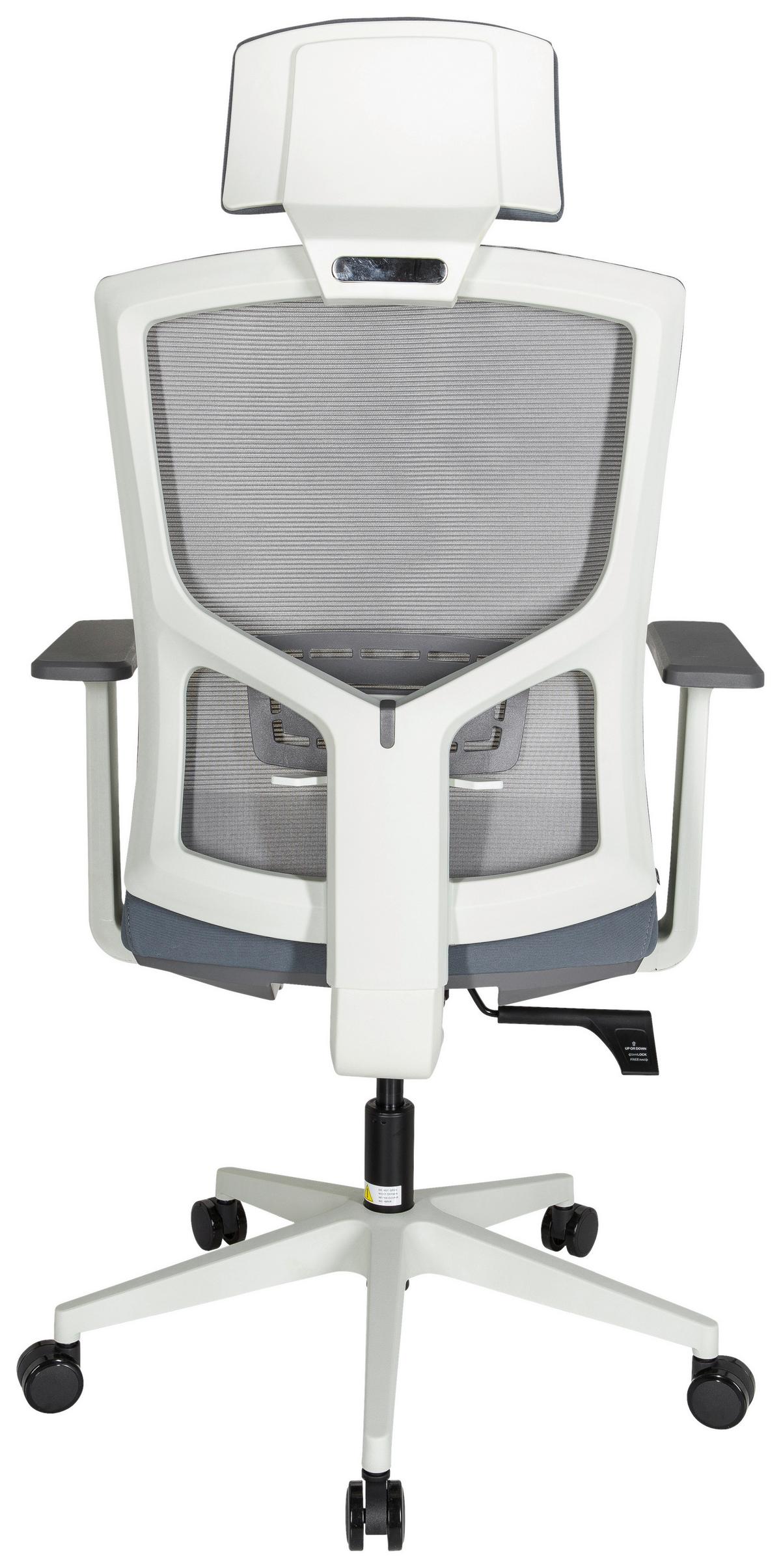 Pisarniški Stol Captivo Base W, Siva - siva/bela, Moderno, umetna masa/tekstil (70/135/58cm) - MID.YOU