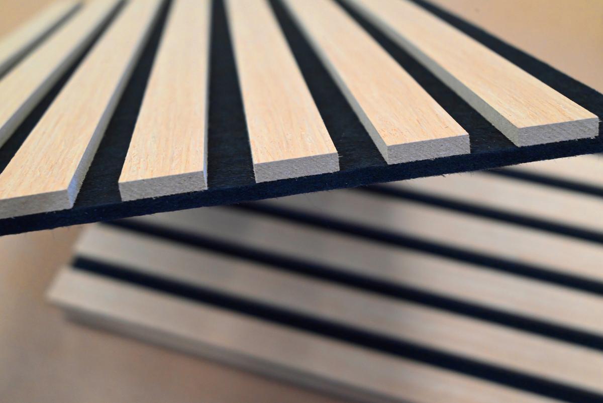 Akustikpaneel Ashley Eiche Bianco matt - Eiche Bianco, MODERN, Holz/Holzwerkstoff (60,5/28/1,2cm) - Based