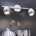 Strahler Nantes, max. 3 Watt - Chromfarben/Weiß, LIFESTYLE, Kunststoff/Metall (25/15,5cm) - MÖMAX modern living