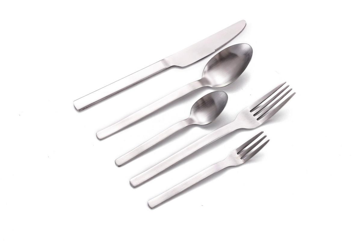 Evőeszközkészlet Angelini - ezüstszínű, Basics, fém (1,44kg) - Echtwerk