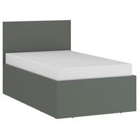 Krevet Pozzi - zelena/crna, Moderno, drvni materijal/plastika (90/200cm) - Modern Living