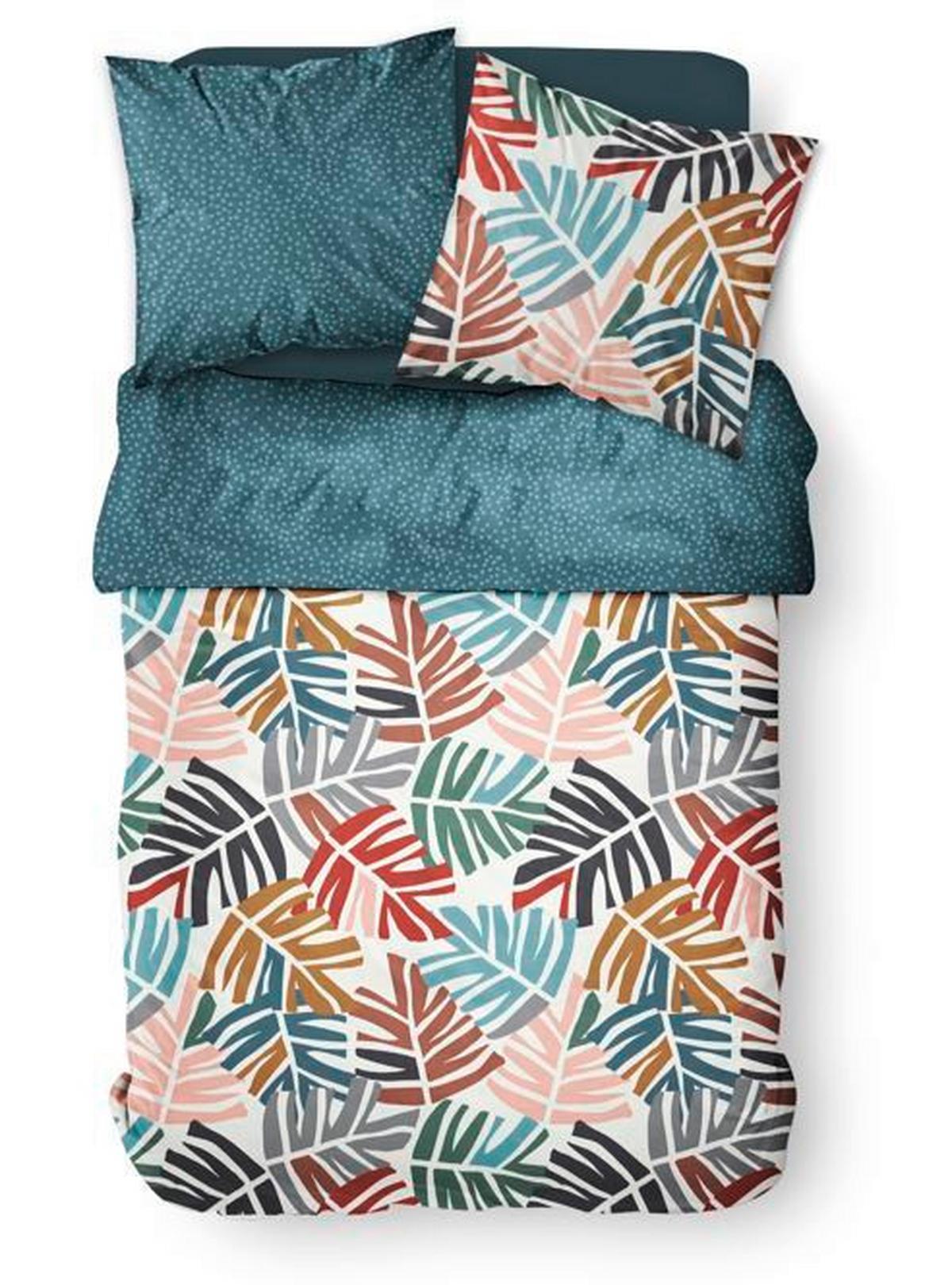 Lenjerie de pat Deep Green cca. 200x220/2x50x70 cm - Modern, textil (200/220cm)