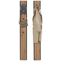 PANEL DO PRZEDPOKOJU EDRA - czarny/dąb artisan, Konventionell, materiał drewnopochodny (19,6/170/3cm) - Voleo