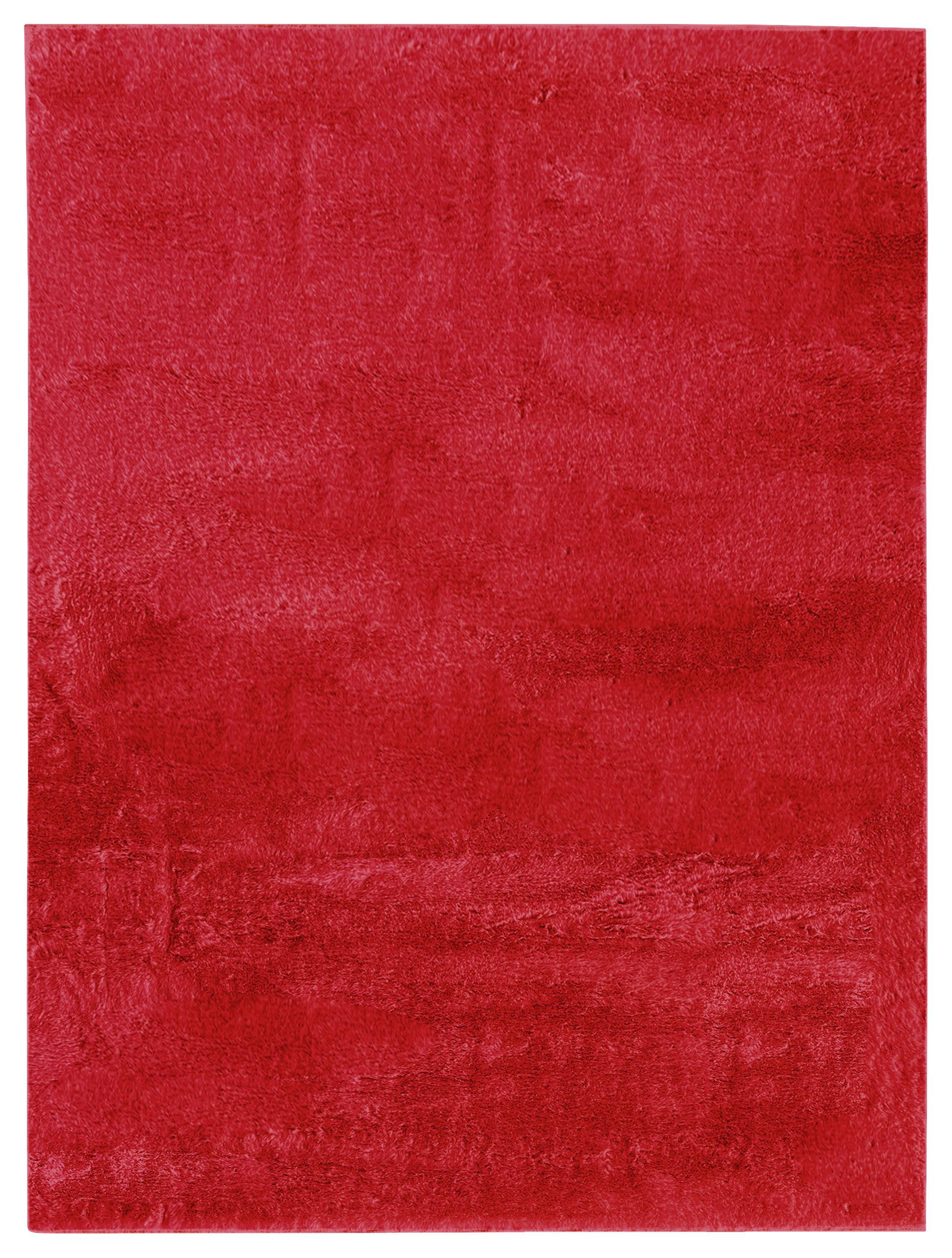 Kunstfell Caroline 4 Rot ca. 200x290cm - Rot, MODERN, Textil (200/290cm) - Mömax
