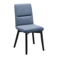 Stuhl Canon in Blau - Blau/Schwarz, KONVENTIONELL, Holz/Textil (49/88/61cm) - Based