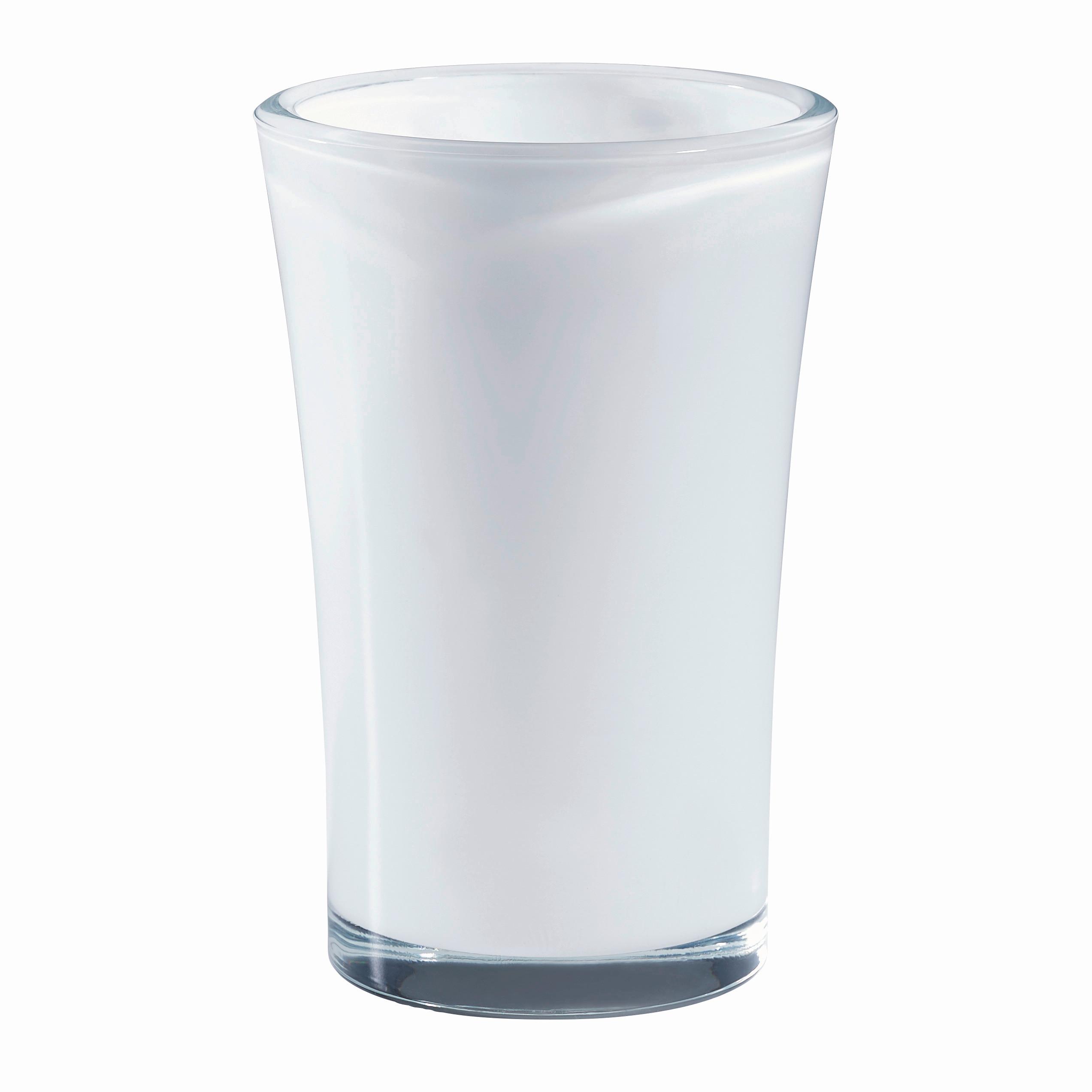 WAZON 073752 - biały, Design, szkło (22cm) - Leonardo