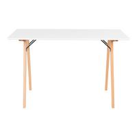 Schreibtisch Vojens Desk Eiche Bianco/Weiß - Eiche Bianco/Weiß, MODERN, Holz/Holzwerkstoff (120/75/60cm) - MID.YOU