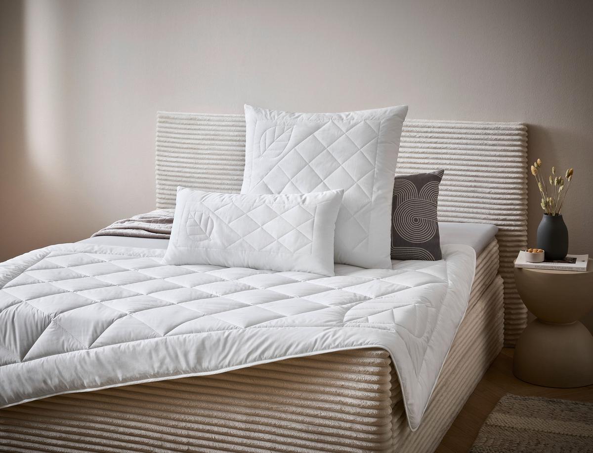 KOŁDRA CAŁOROCZNA LIZARD - biały, Konventionell, tkanina (155/220cm) - Sleeptex