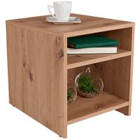 Kisasztal Tölgy Szín 1 Polclap Luca - sötétbarna, Modern, faalapú anyag (40/40/37cm) - Best Price