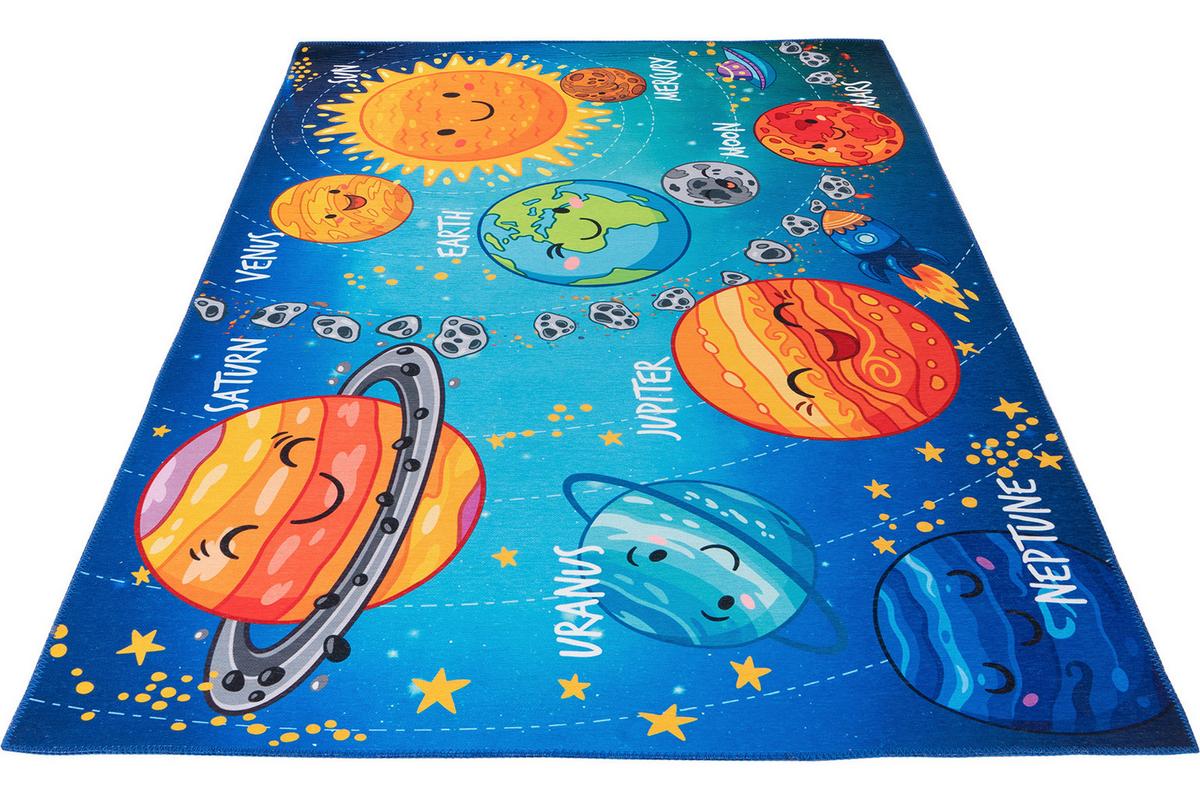 KINDERTEPPICH MY TORINO KIDS - Blau, Design, Textil (80/120cm) - Ben'n'jen