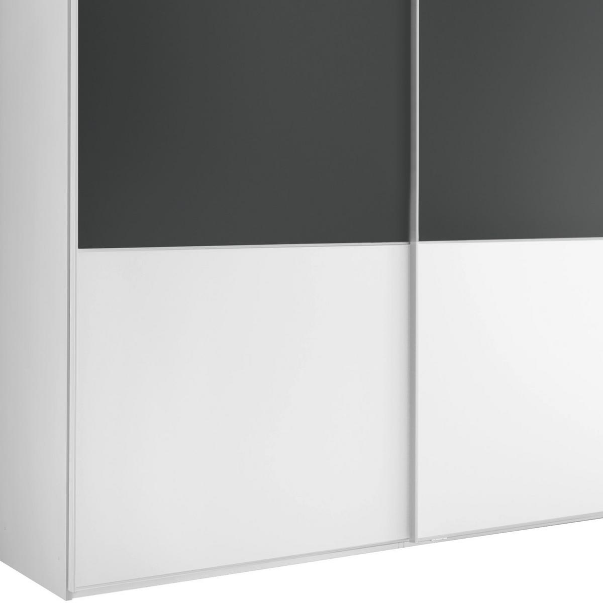 Ormar S Kliznim Vratima Includo - bijela/antracit, Design (298/222/68cm) - Premium Living