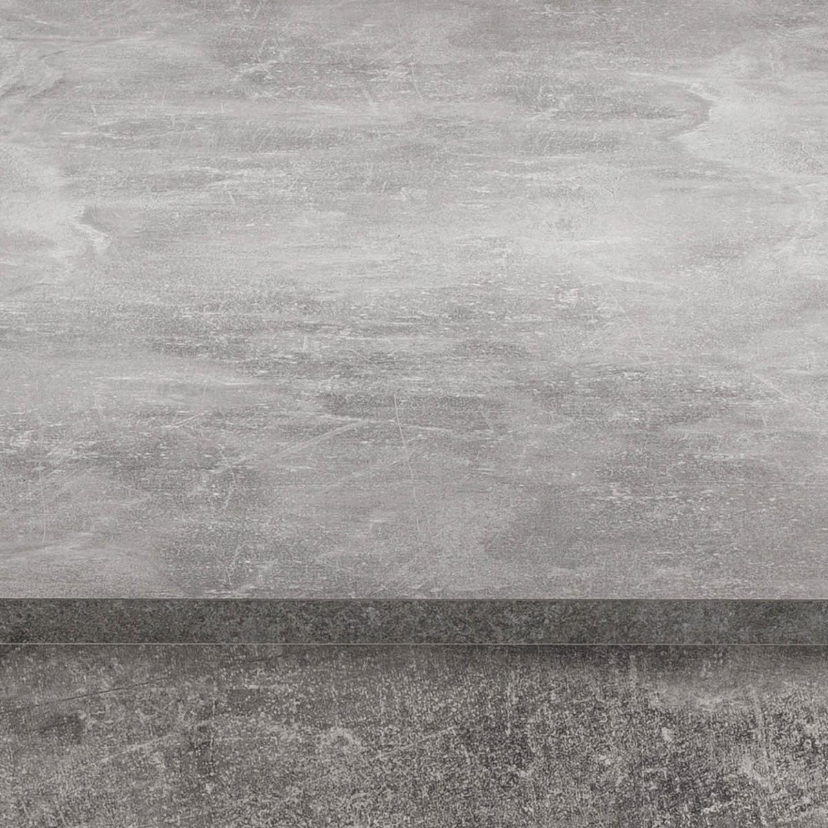 Esstisch Matthew Grau ca. 140x90x75 cm - Dunkelgrau/Grau, MODERN, Holzwerkstoff (140/90/75cm) - MID.YOU