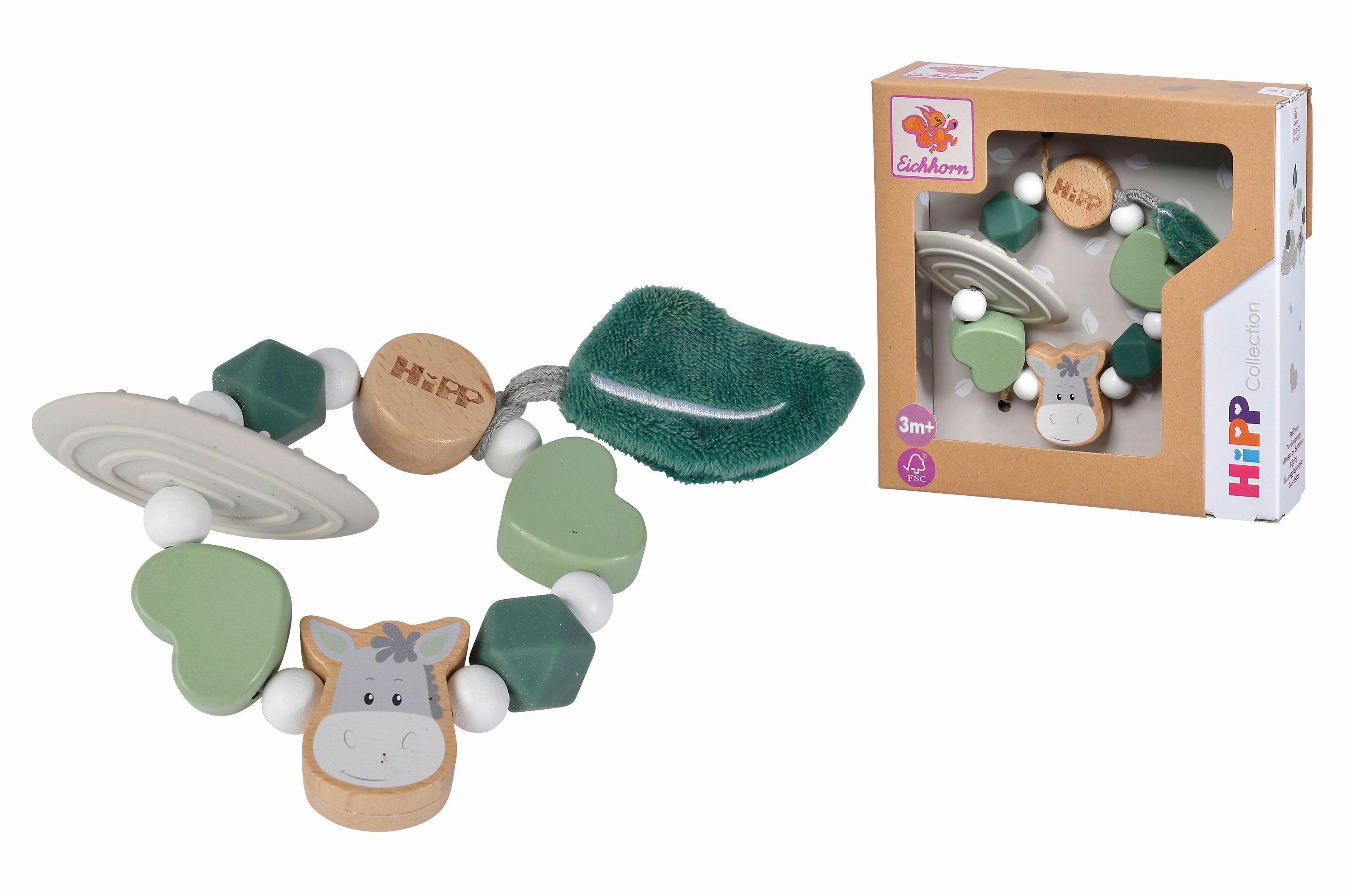 ZABAWKA DO CHWYTANIA EH BABY HIPP - różnokolorowy, Basics, drewno (4/14,50/14,50cm) - Simba