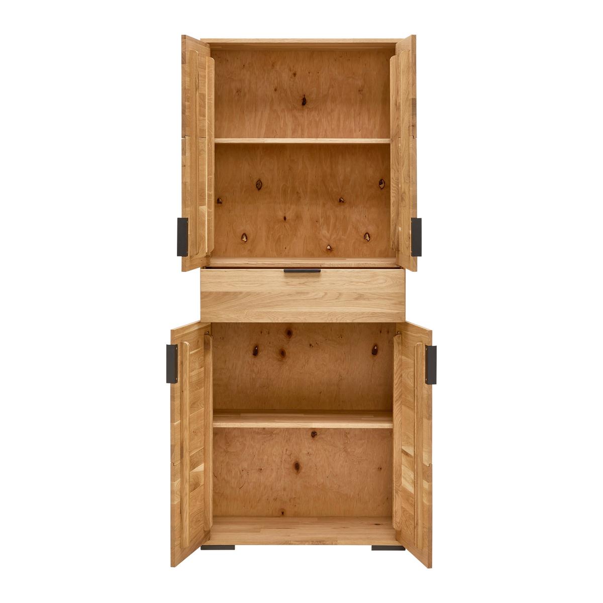 Aktenschrank Albero Naturfarben - Naturfarben, MODERN, Holz (80/200/38cm) - Premium Living