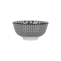 Dipschale Shiva Schwarz/Weiß - Schwarz/Weiß, LIFESTYLE, Keramik (11,7/5,6cm) - Mömax