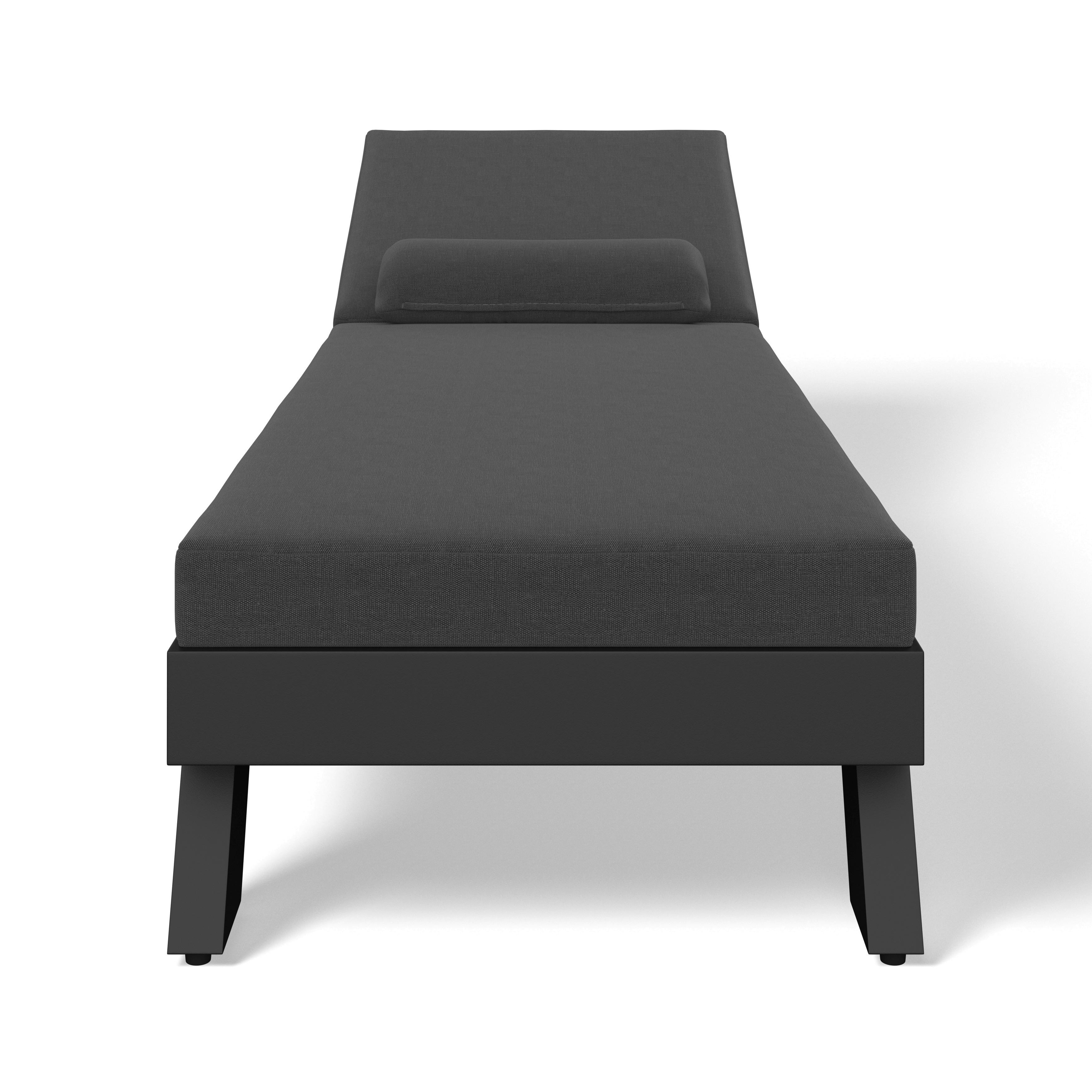 SOLSÄNG SUSA - mörkgrå, Modern, metall/textil (200/64/40cm) - Bessagi Garden