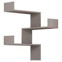 Eckregal LUKSA Beige ca. 60x90x22 cm - Beige, Design, Holzwerkstoff (60/90/22cm) - Livetastic