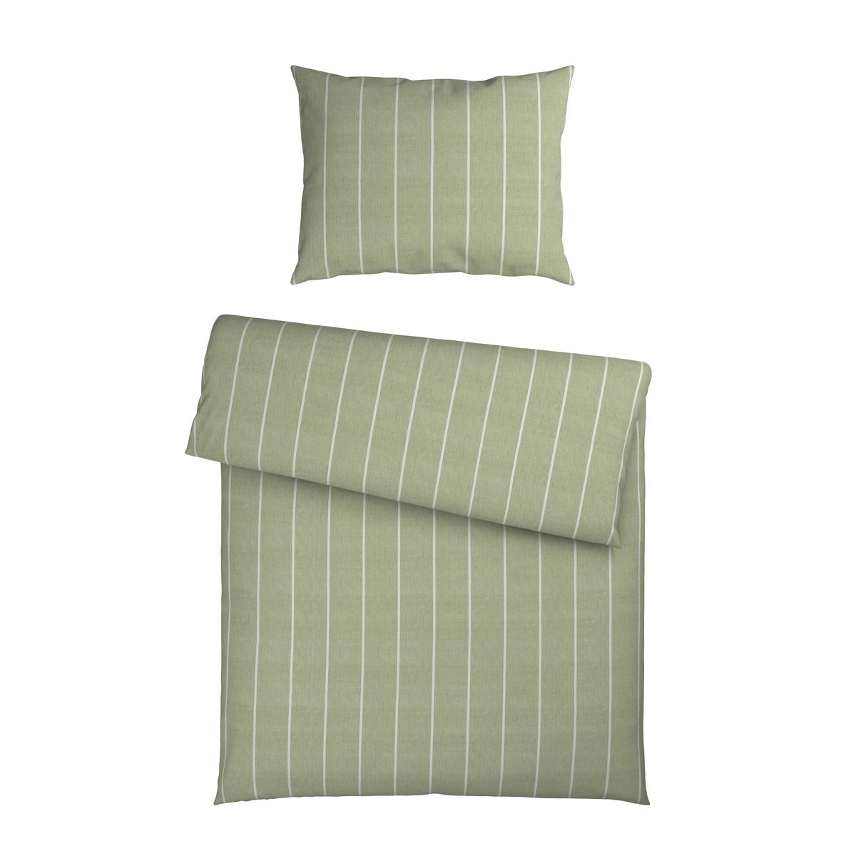 Posteljnina Tyline - žajbljevo zelena, Moderno, tekstil (200cm) - Mömax