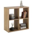 Raumteiler Eichefarben - Eichefarben, MODERN, Holzwerkstoff/Kunststoff (73/73/33cm) - Mömax modern living